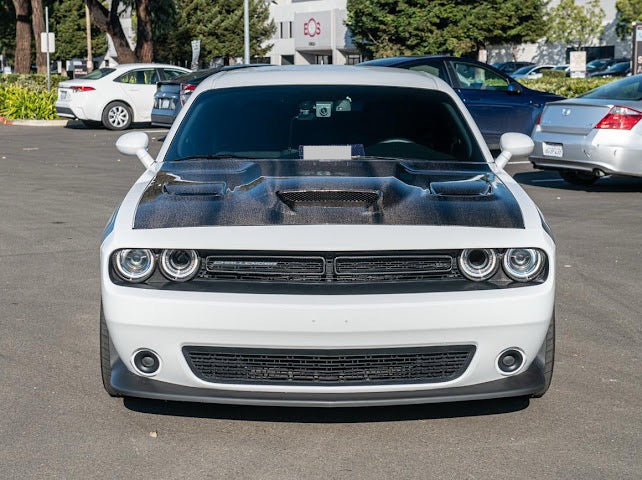 15-23 CHALLENGER CARBON FIBER HEADLIGHT TRIM COVER W/ FRONT GRILLE INSERT